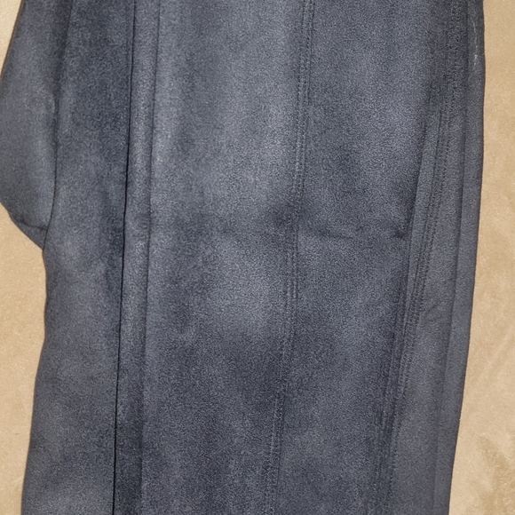 High Waist Faux Suede Leggings - Picture 8 of 9